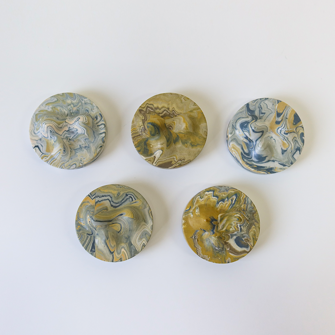 Mountain Glass Set - Yellows