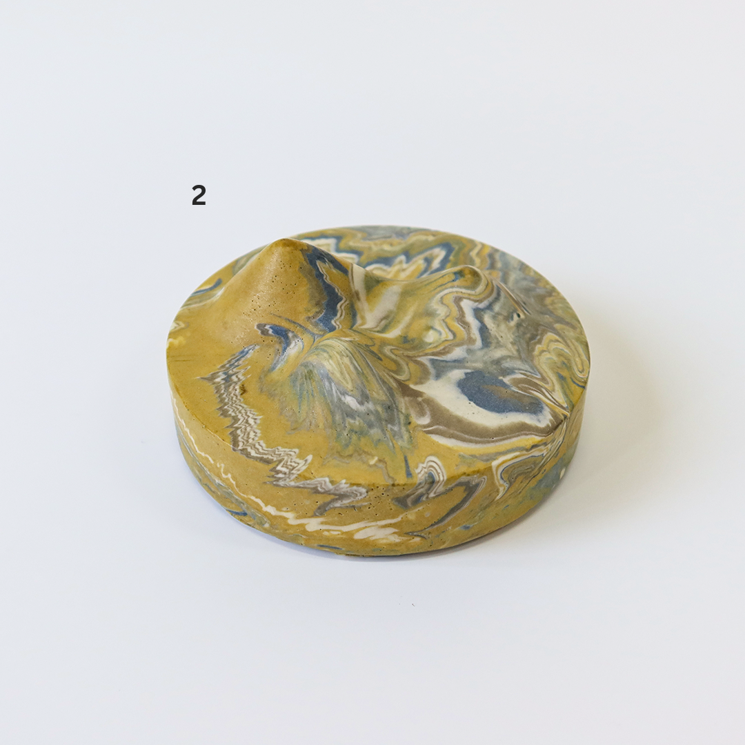 Mountain Glass Set - Yellows