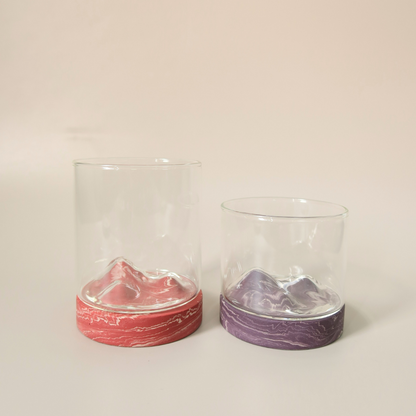 Mountain Glass Set - Pinks